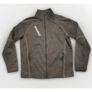 Ditch Witch Branded North End Sport Mens Full Zip Micro Fleece Jacket M Gray
